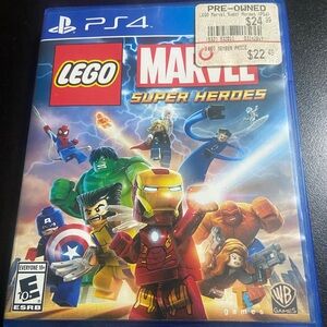 LEGO Marvel Super Heroes PS4 Game - complete and tested (B1)